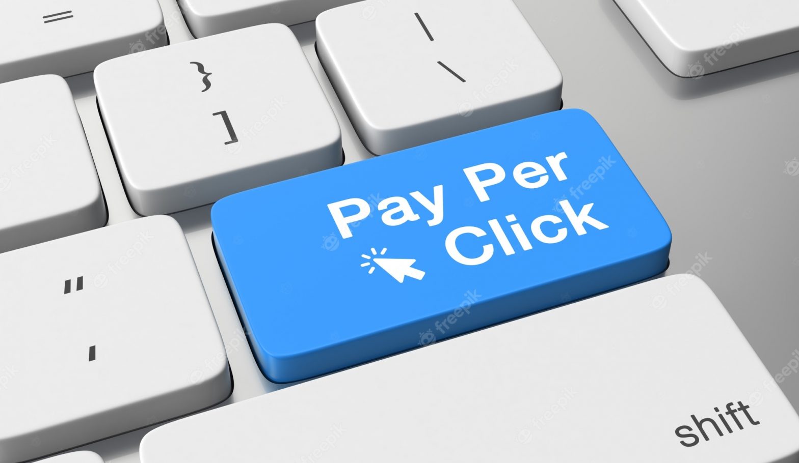 payer par clic bouton clavier texte