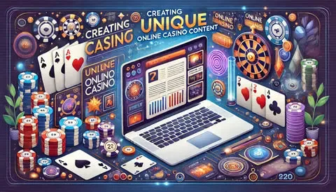 Rédaction de contenu de casino en ligne