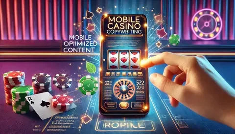 rédaction de textes pour casinos mobiles