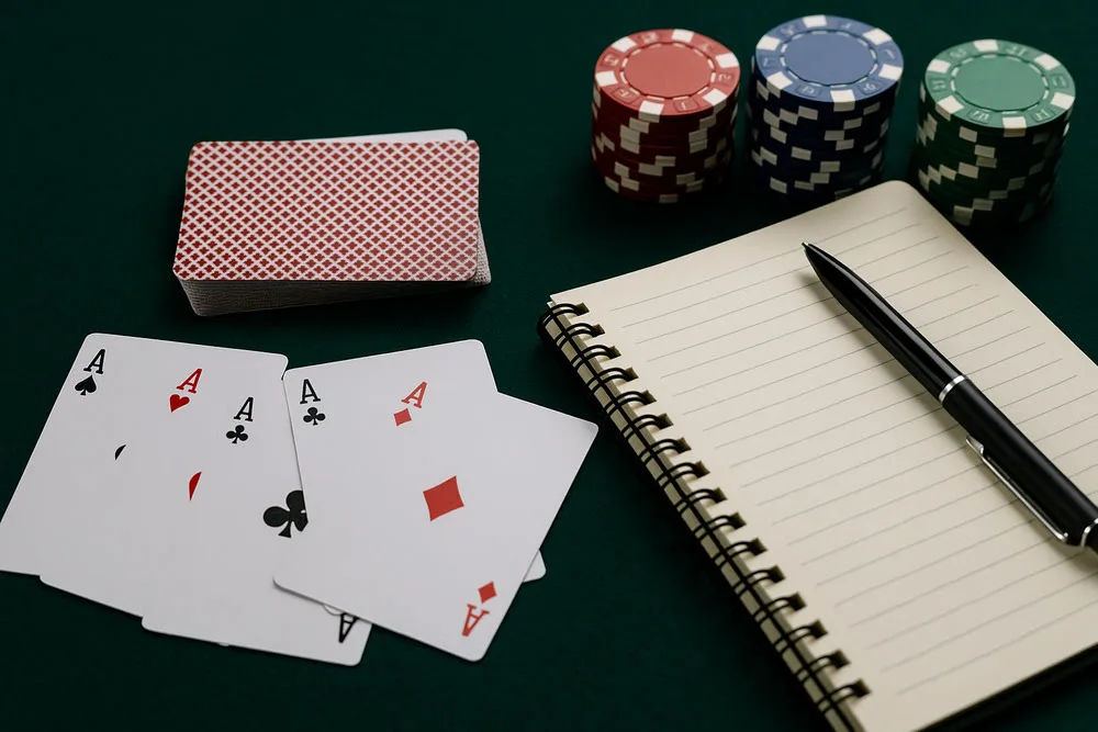 Rédacteur travaillant sur le contenu de casino