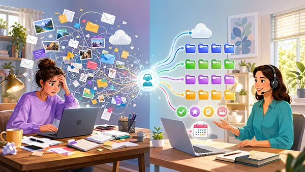Remote organising service